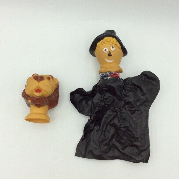 Vintage 60s Wizard of Oz Warner Brothers Rubber Puppets Plastic Lot 6 - Picture 10 of 12